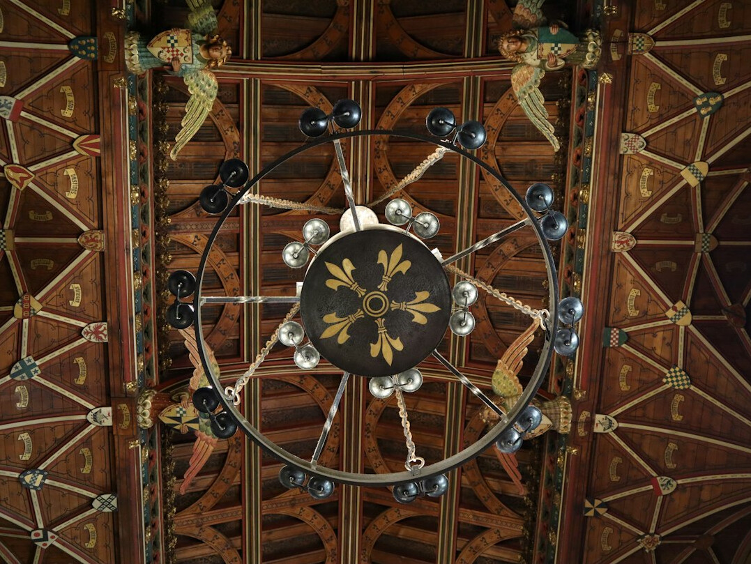 interior castle hall